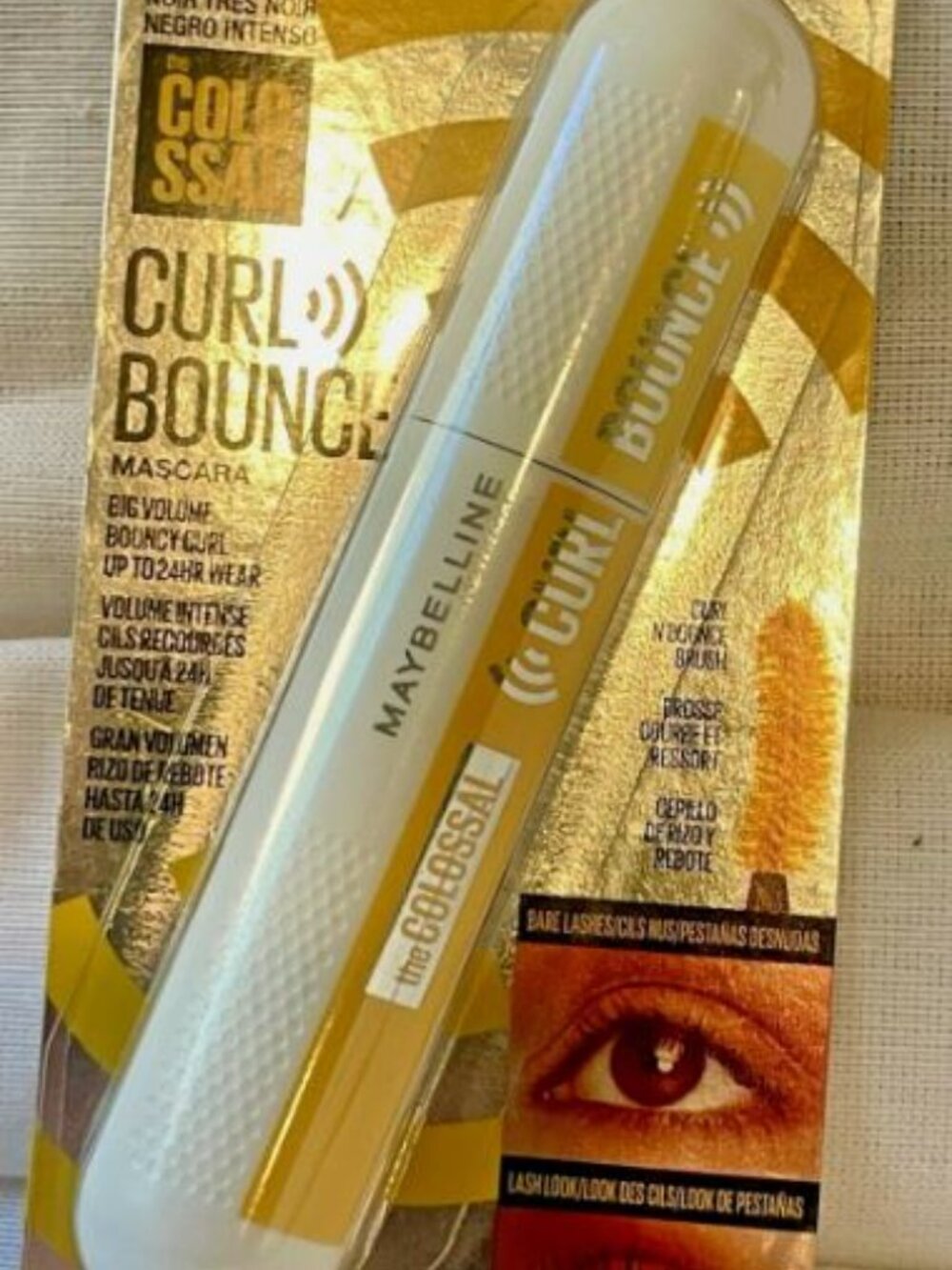Maybelline the Colossal Curl Bounce Mascara 350 Blackest Black 0.33 oz